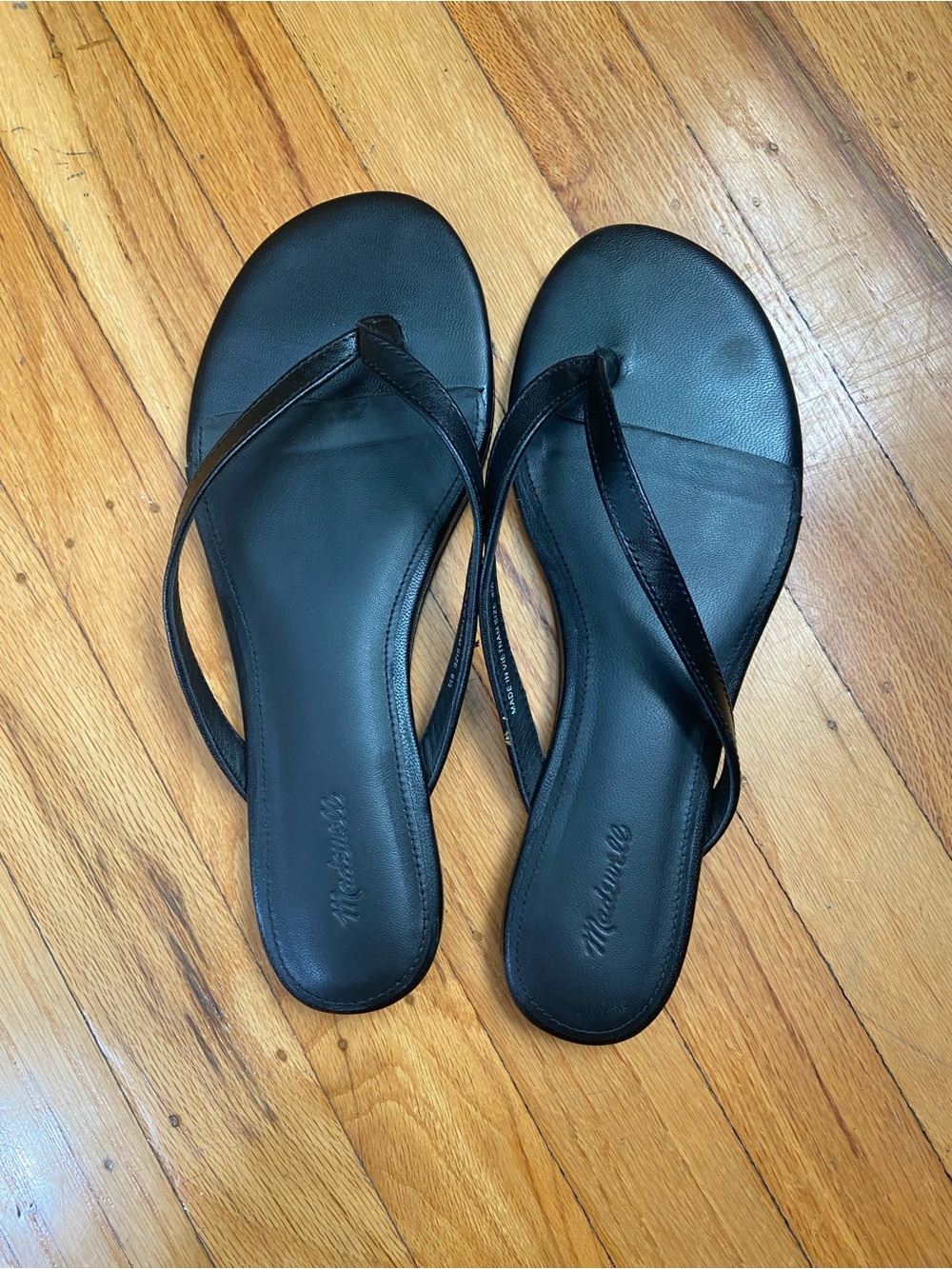 Madewell iggy thong leather sandal flip flop 8.5